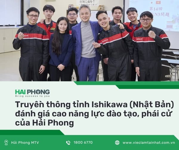Truyền thông Nhật Bản (Ishikawa) khẳng định vị thế đào tạo của Hải Phong JSC trong ngành Bảo dưỡng Ô tô